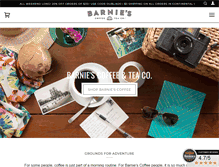 Tablet Screenshot of barniescoffee.com